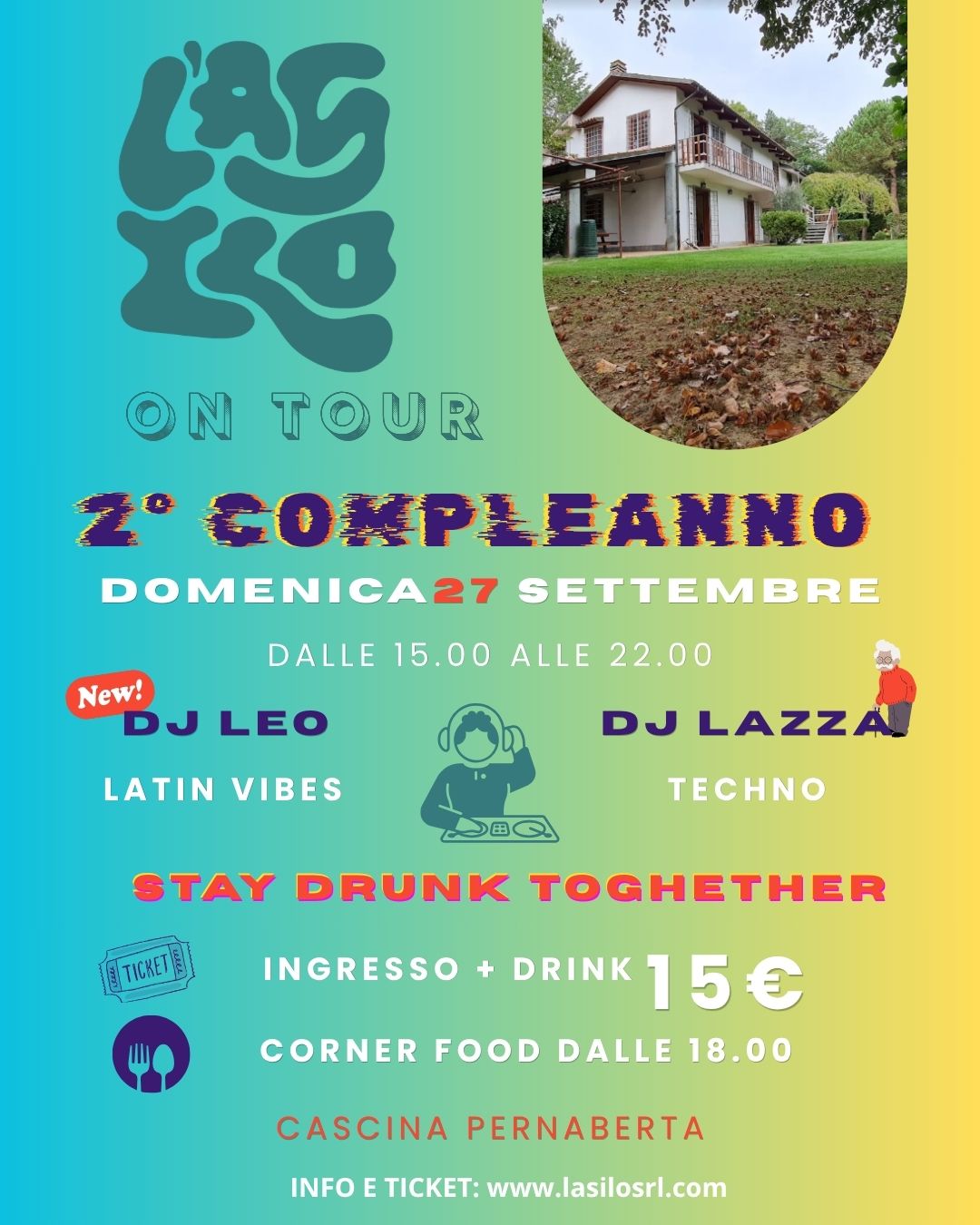 Locandina Asilo On Tour | 2º Compleanno